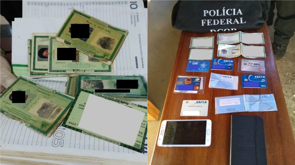 Documentos apreendidos durante Operação Gênesis da Polícia Federal no Piauí — Foto: Divulgação/PF