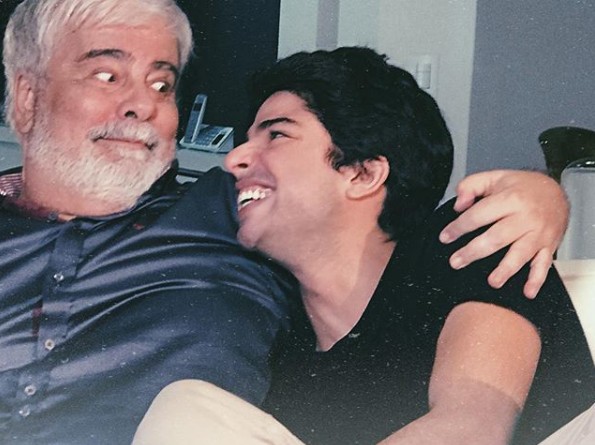 Diego Montez com o pai, Wagner Montes  (Foto: Reprodução/ Instagram)