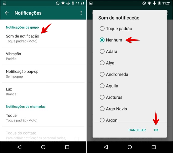 Desativando o som de notificação de grupos (Foto: Reprodução/Helito Bijora) (Foto: Desativando o som de notificação de grupos (Foto: Reprodução/Helito Bijora) ) Desativando o som de notificação de grupos (Foto: Reprodução/Helito Bijora) (Foto: Desativando o som de notificação de grupos (Foto: Reprodução/Helito Bijora) )