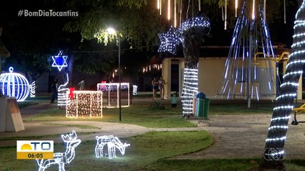 Decoração de Natal encanta moradores de Miracema do Tocantins