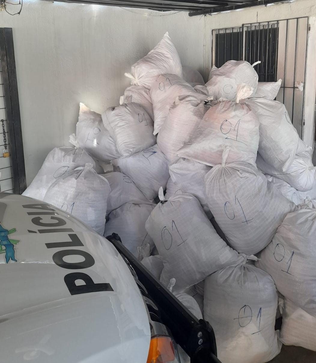 Polícia prende homem e apreende uma tonelada de produtos falsificados em Jaboatão dos Guararapes