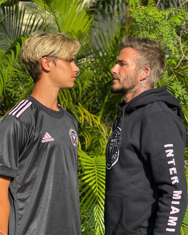 Romeo e David Beckham (Foto: Reprodução / Instagram)