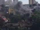 Incêndio atinge casa em São José; veja (Vinicius Naressi/Vanguarda Repórter)