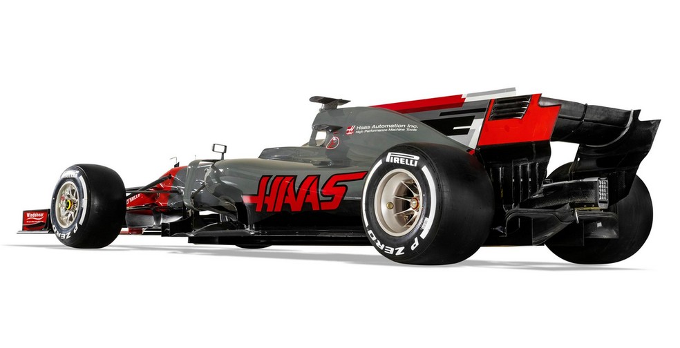 Haas VF-17, o carro da escuderia americana para 2017 (Foto: Divulgação)