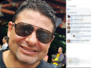 Homem foi atingido por bala de borracha e Polícia Civil vai apurar o caso (Foto: Reprodução/Facebook)