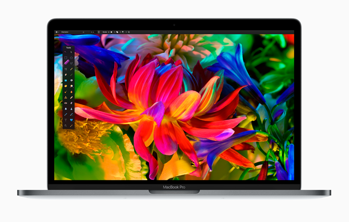 Versão de 15 polegadas do novo MacBook Pro tem três opções de placas Radeon da AMD (Foto: Divulgação/Apple)