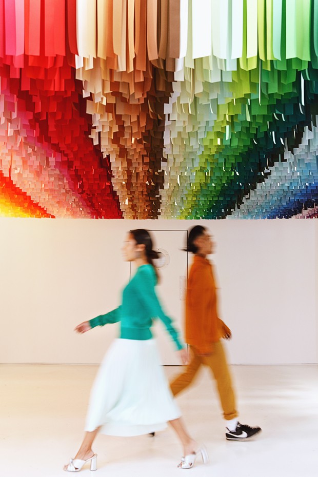 Com quase 2 mil m², instalação de cores invade Nova York (Foto: Color Factory)