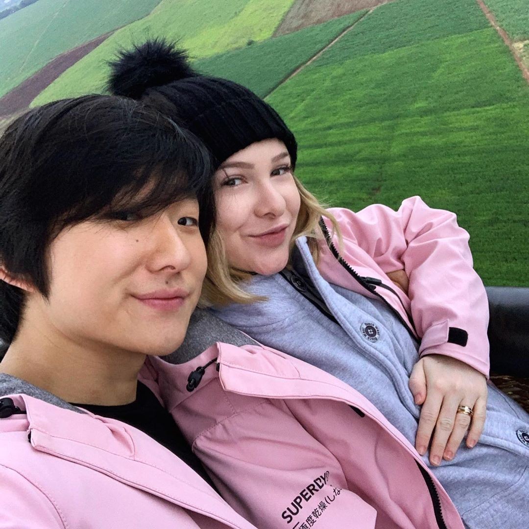 BBB 20: Pyong Lee (na foto com a mulher, Sammy Lee) (Foto: Reprodução/Instagram)