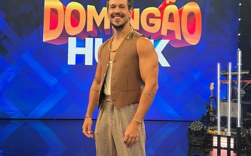 João Vicente de Castro posta look no 'Domingão' e músculos chamam atenção