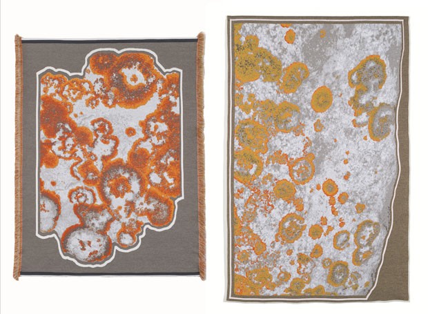 Lizan Freijsen cria tapetes e papéis de parede inspirados em fungos (Foto: Divulgação)