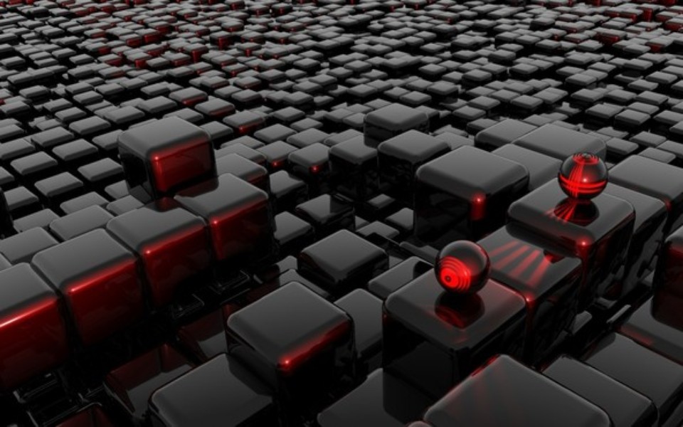 Papel de Parede: Black and Red 3D | Download | TechTudo