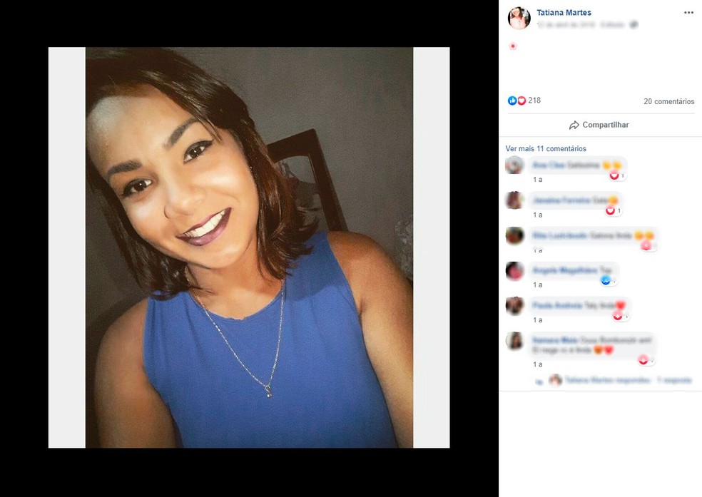 Tatiana Martes Freire tentou fugir, mas foi atingida ao tentar se proteger dentro do Sindicato dos Trabalhadores Rurais de SÃ£o JoÃ£o do Jaguaribe, no CearÃ¡ â€” Foto: ReproduÃ§Ã£o/Facebook