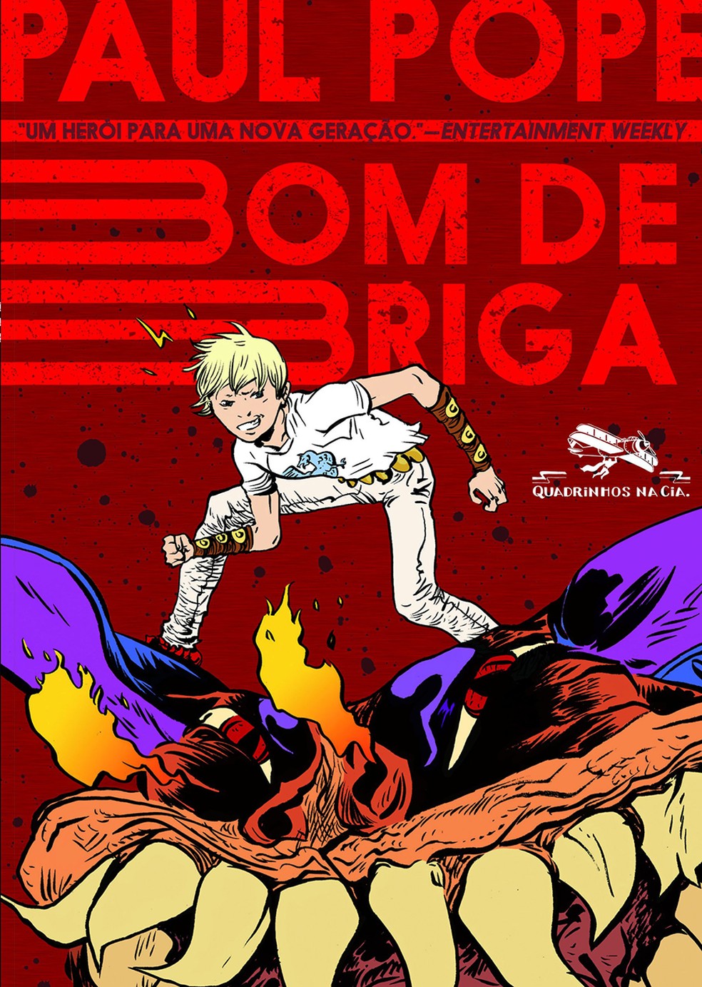 Capa de 'Bom de Briga', HQ de Paul Pope (Foto: Divulgação)