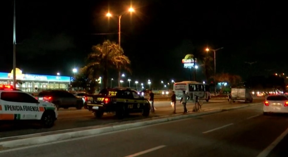 Acidente foi registrado por volta das 16h30 de sábado (24). — Foto: Reprodução/TV Verdes Mares