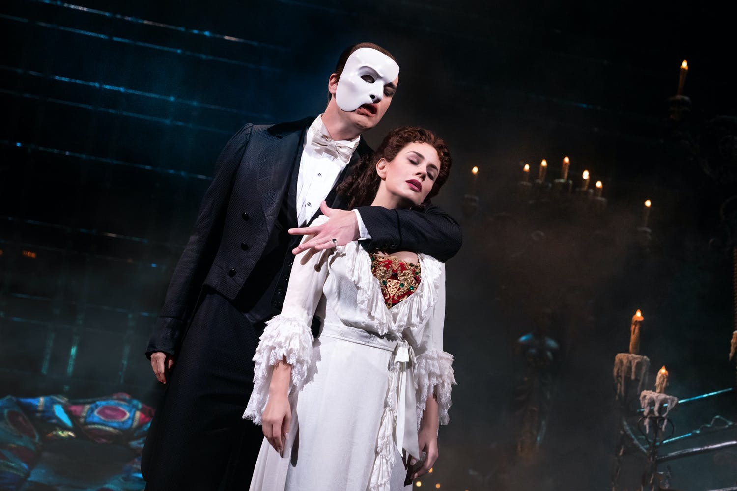 cena do musical O Fantasma da Ópera (Foto: divulgação )