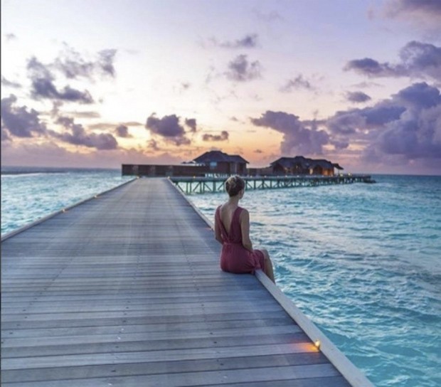 Hotel nas maldivas está oferecendo um tour 'instagramável' para seus visitantes (Foto: Instagram/@Conrad_maldives)