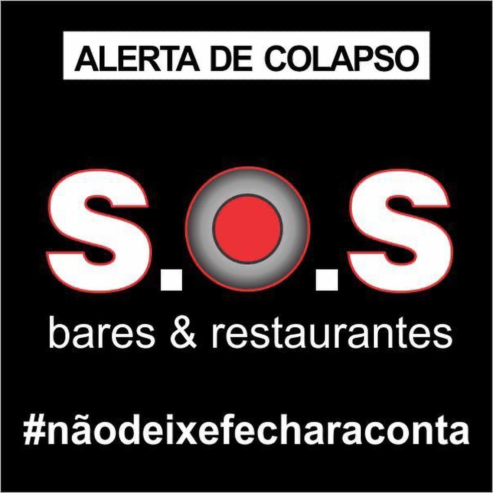 Campanha para a manutenção dos restaurantes — Foto: Divulgação