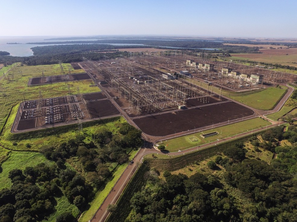 Sistema de Furnas é responsável pela transmissão ao Brasil da energia que o Paraguai não consome — Foto: Arquivo/Furnas