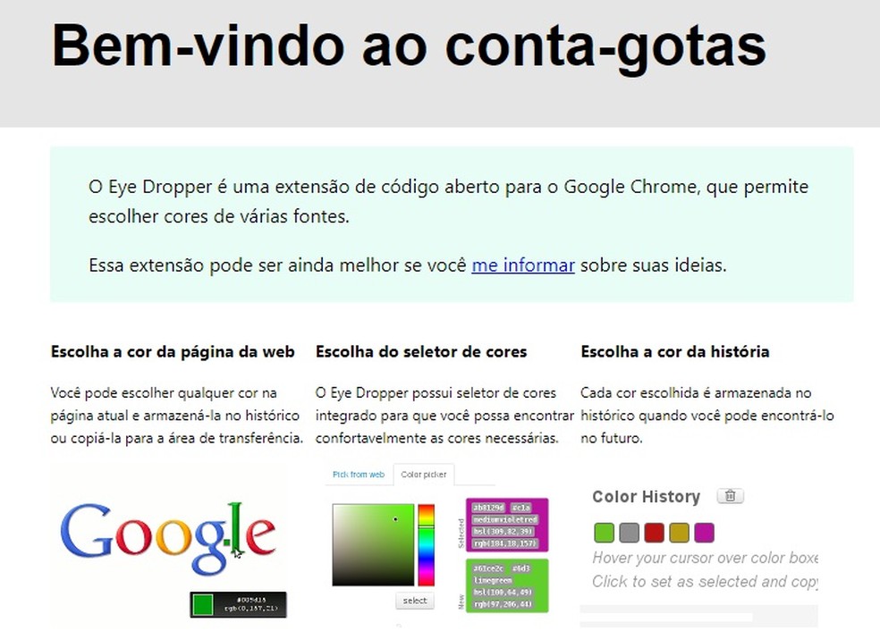 Color Picker Para Chrome Cinco Extensoes Para Selecionar Cores Editores Techtudo
