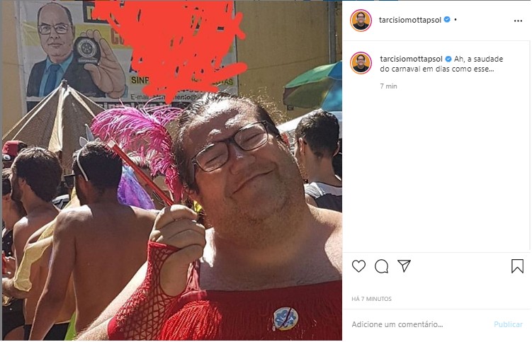 Vereador Tarcísio Motta ironiza afastamento de Witzel no Instagram