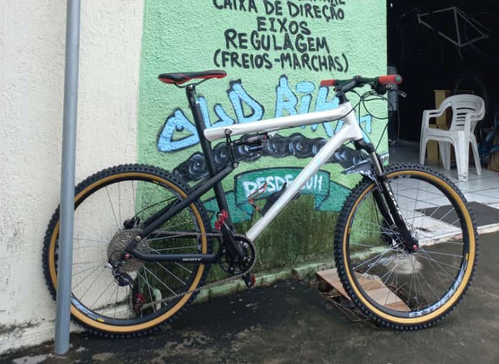 Bicicletas de luxo de clientes são furtadas dentro de loja na Zona Norte de Teresina — Foto: Divulgação