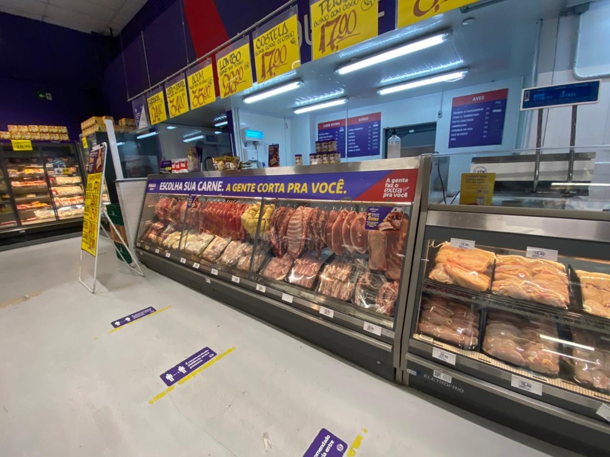 Unidades do supermercado Extra em SP que entregavam bandeja sem carne até pagamento ser