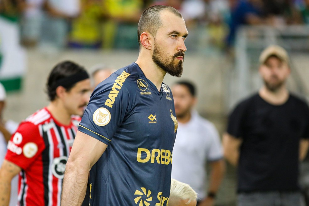 Walter, goleiro do Cuiabá — Foto: AssCom Dourado