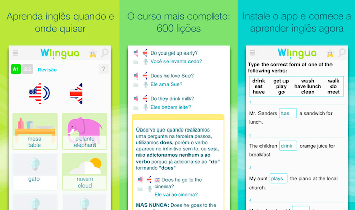 Aprena inglês com o app Curso Completo Inglês Wlingua (Foto: Divulgação/AppStore)