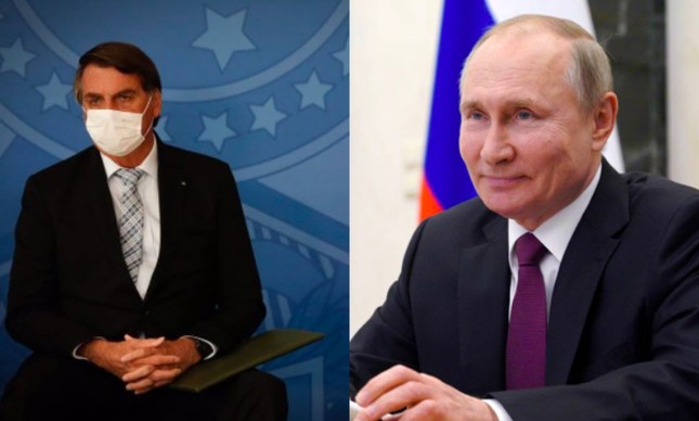 Bolsonaro e Putin 