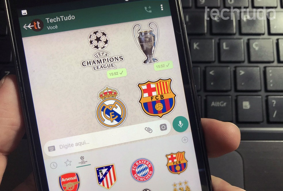 Como Instalar E Usar Figurinhas De Time De Futebol No Whatsapp Redes Sociais Techtudo