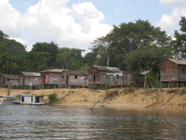 Comunidade São José, no município de Laranjal do Jari (Foto: Gabriel Penha/G1)