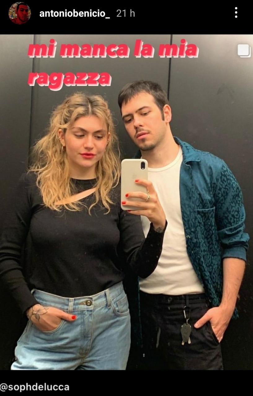 Antônio Benicio e Sophia de Lucca (Foto: Reprodução/Instagram)