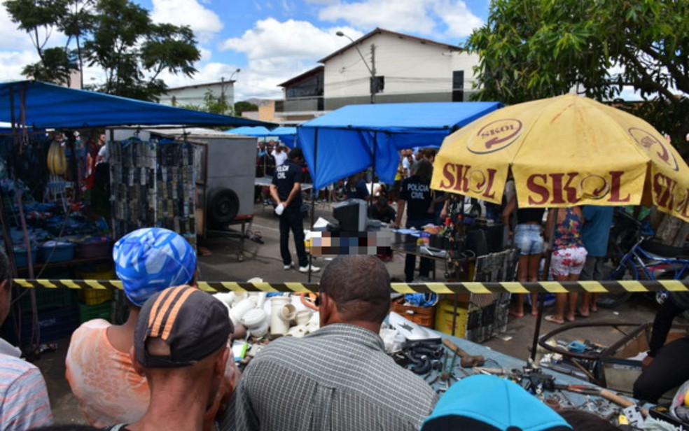 Homem foi assassinado após matar outros dois  (Foto: Anderson Oliveira/Blog do Anderson)