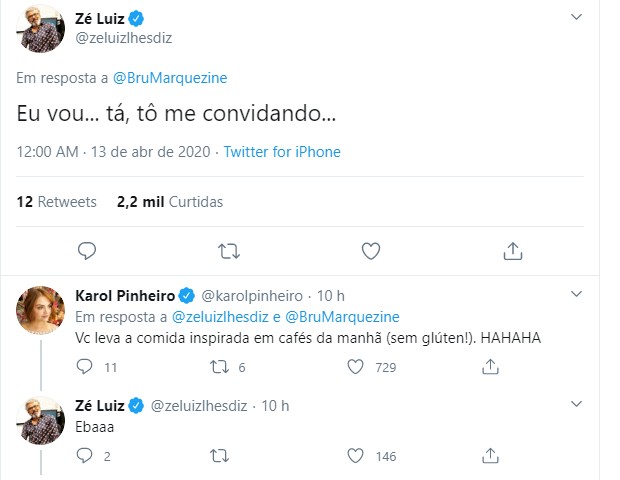 Zé Luiz no Twitter (Foto: Reprodução/Twitter)