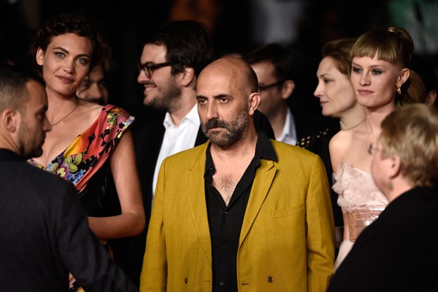 Gaspar Noé e elenco de 'Love' na premiere (Foto: Getty Images)