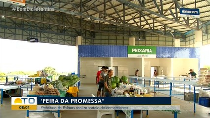 Palmas realiza sorteio para comerciantes em feira na região sul de Capital
