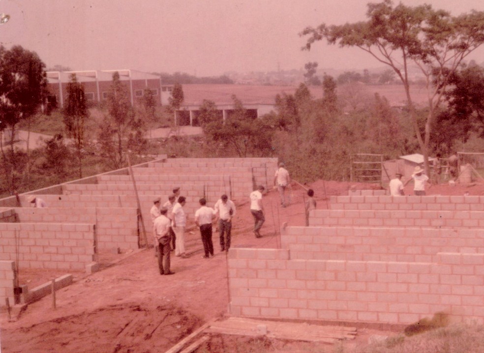 Obras do Canil em Presidente Prudente começaram em 1983 — Foto: Acervo/ Canil PM