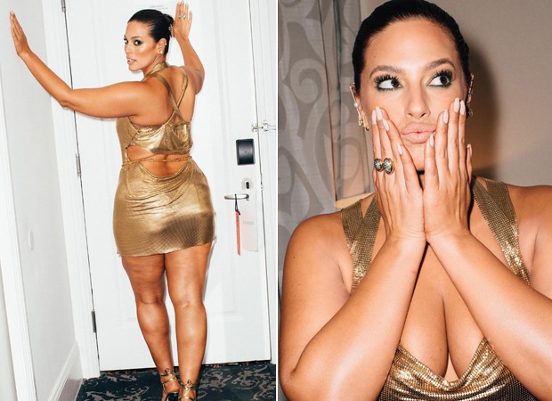 Ashley Graham posa com look decotado e se compara a 'Sininho com seios  grandes', Celebridades