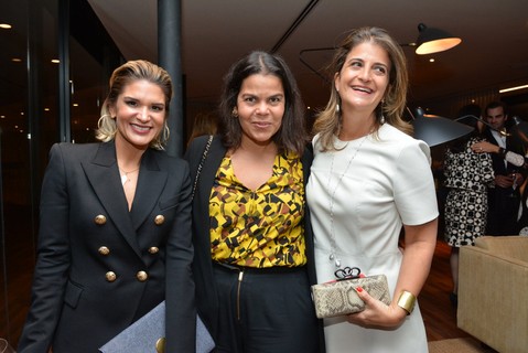    Juliana Santos, Daniela Falcão e Flavia Kujawski 