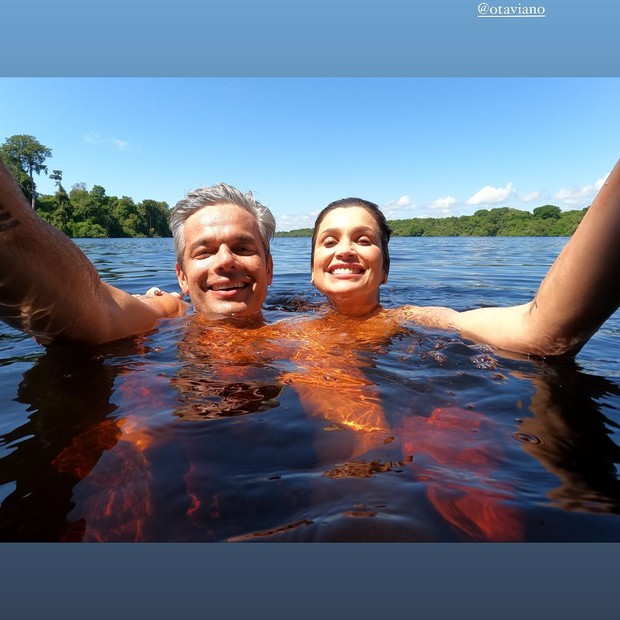 Otaviano Costa e Flávia Alessandra (Foto: Reprodução/Instagram)