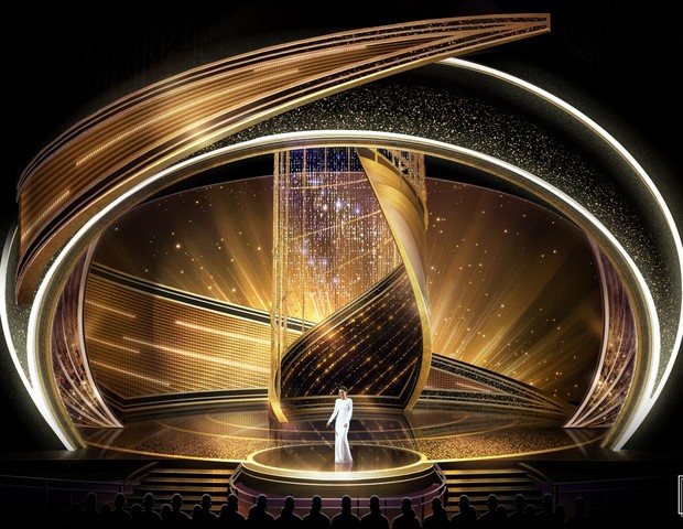Oscar 2020: palco da cerimônia terá mais de 40 mil cristais Swarovski (Foto: Jason Sherwood Design/Reprodução)