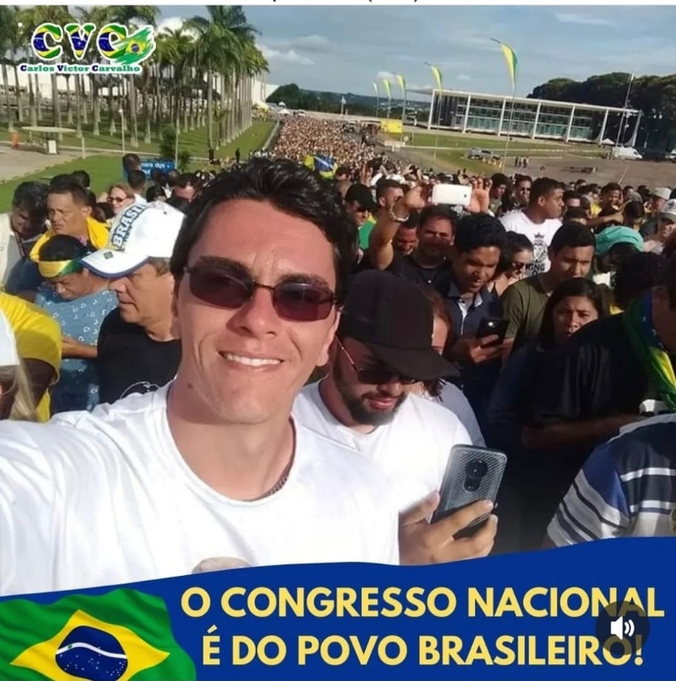 Carlos Victor Carvalho, conhecido como CVC, é considerado foragido  — Foto: Reprodução/TV Globo 