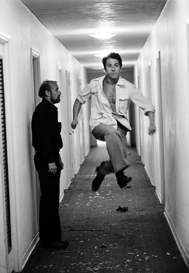 O ator Dustin Hoffman se divertindo (Foto: Reprodução)