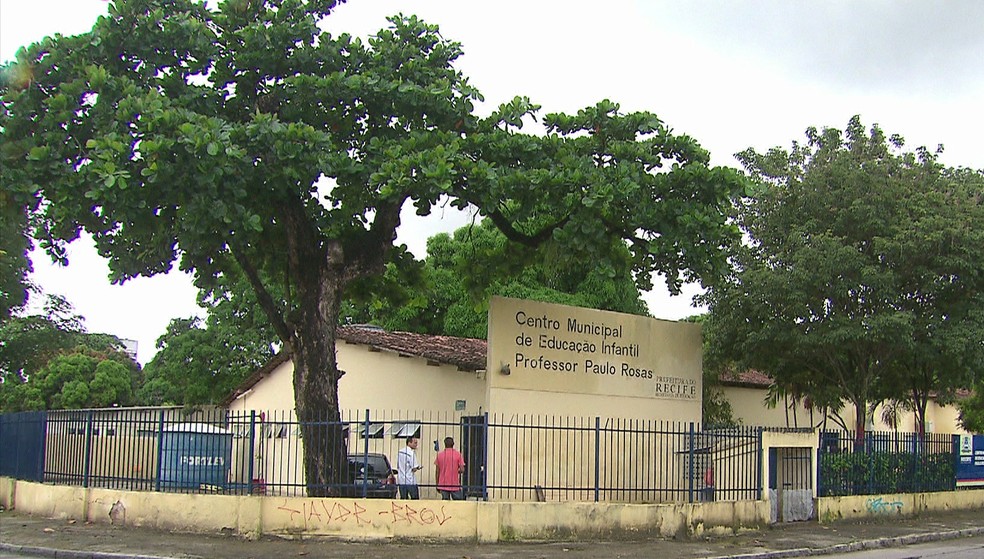 Creche na Cidade Universitária, na Zona Oeste do Recife — Foto: Reprodução/TV Globo