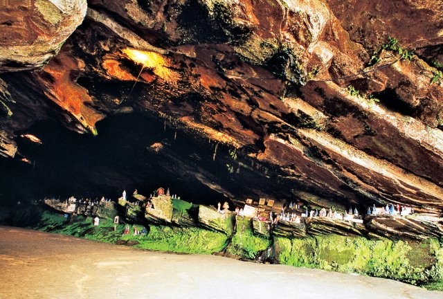 Cavernas atraem turistas em Sombrio (Foto: Plínio Bordin/Divulgação)