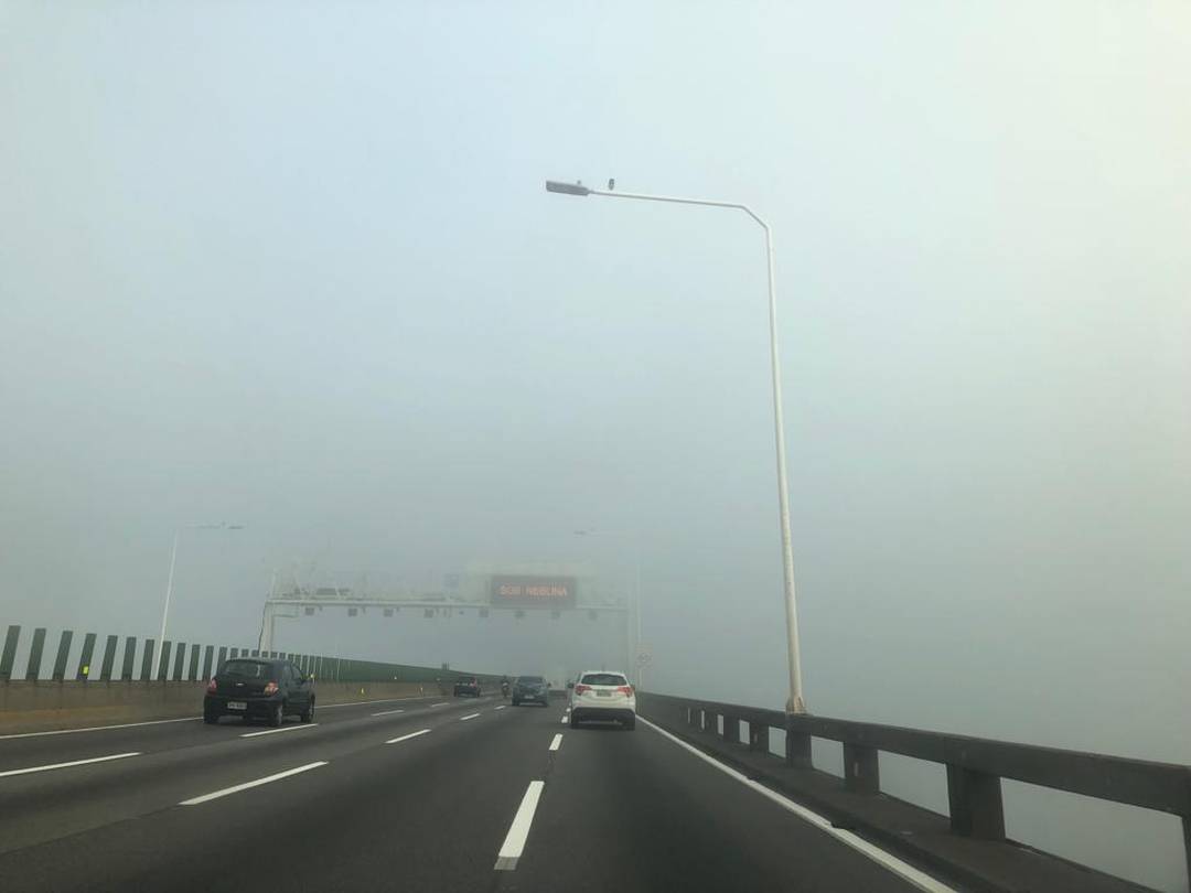 A sexta-feira começa com muita névoa em vários pontos do Rio de Janeiro