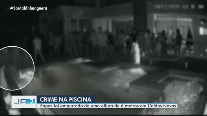 Empresario E Empurrado De Piscina Com Borda Infinita E Cai A 6 Metros De Altura Em Festa De Luxo Em Caldas Novas Video Goias G1
