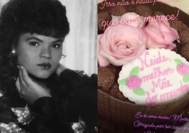 Marquezine "compensa" Dia das Mães longe com declaração e bolo (Foto: Reprodução/Instagram)