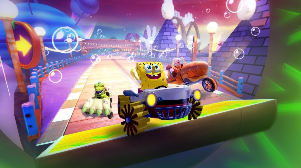 Nickelodeon Kart Racers 2: Grand Prix reúne várias figuras famosas dos desenhos animados — Foto: Reprodução/Microsoft