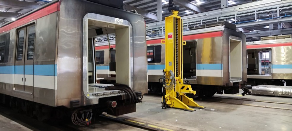 Veja fotos de como ficaram os trens após acidente com seis feridos no metrô  de Salvador | Bahia | G1